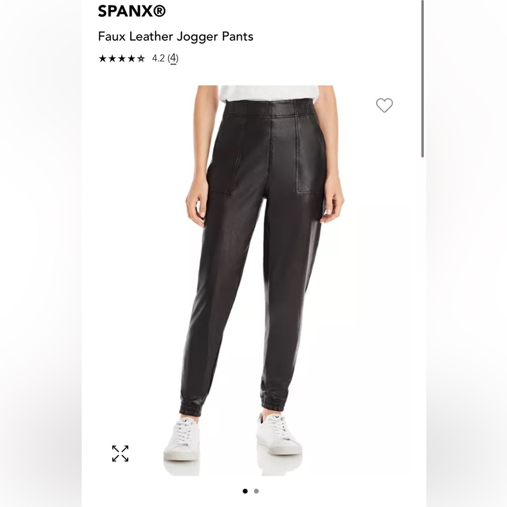 Spanx Faux Leather Joggers